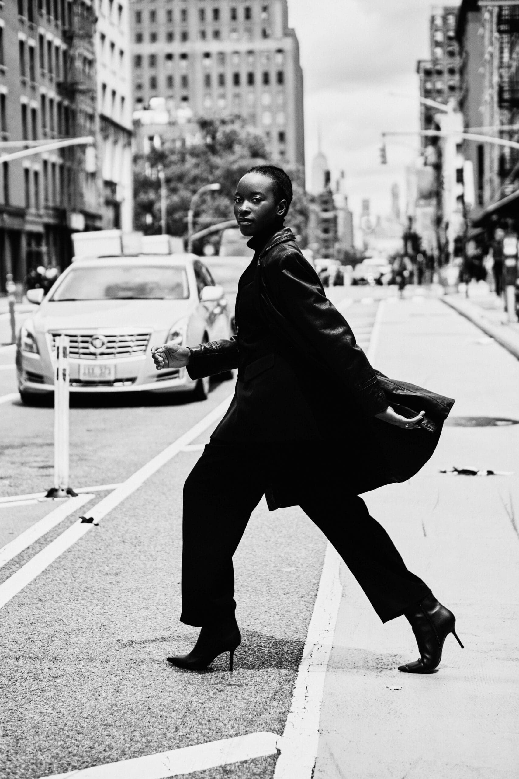 Esther Musonda walk pose